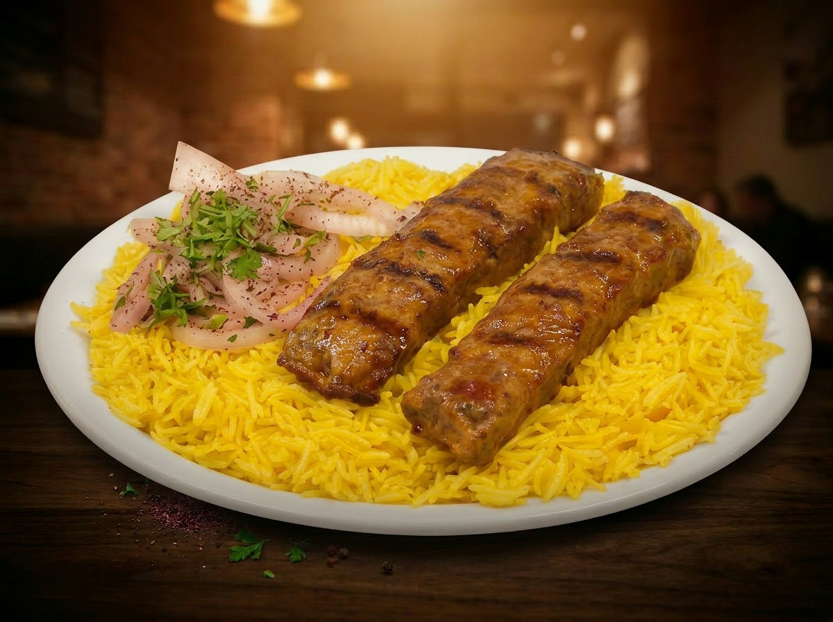 Monday special — Kafta Kabab Rice Bowl Supreme
